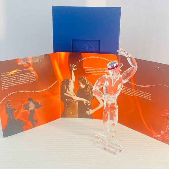 VTG Swarovski Crystal "Antonio" Magic of Dance Figurine (2003) w/ Original Box - Picture 2 of 16